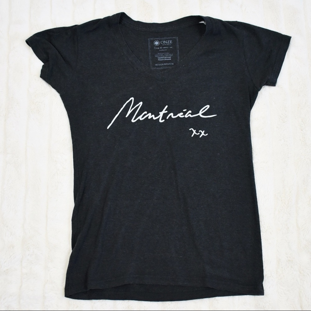 FREE W BUNDLE - Onze Montreal Charcoal T-Shirt